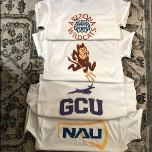 College shirts $18 each